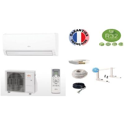 ATLANTIC FUJITSU Climatisation - ATLANTIC - TAKAO M1 - 3500W - 15m Kit - Réversible - Télécommande incluse Blanc - Publicité ATLANTIC FUJITSU Climatisation - ATLANTIC - TAKAO M1 - 3500W - 15m Kit - Réversible - Télécommande incluse Blanc - Publicité