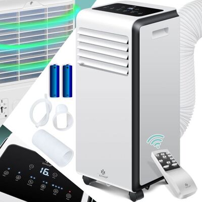 KESSER® Climatiseur mobile 9000 BTU/h 1005W 4en1 Déshumidificateur Ventilateur Rafraîchisseur d’Air Avec télécommande Blanc - Publicité KESSER® Climatiseur mobile 9000 BTU/h 1005W 4en1 Déshumidificateur Ventilateur Rafraîchisseur d’Air Avec télécommande Blanc - Publicité