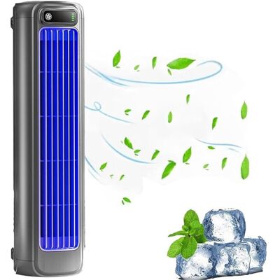 PIMPIMSKY Ventilateur Colonne Climatiseur portable de bureau 3 vitesses Ventilateur de refroidissement Pour chambre/bureau/cuisine - Gris Gris - Publicité PIMPIMSKY Ventilateur Colonne Climatiseur portable de bureau 3 vitesses Ventilateur de refroidissement Pour chambre/bureau/cuisine - Gris Gris - Publicité