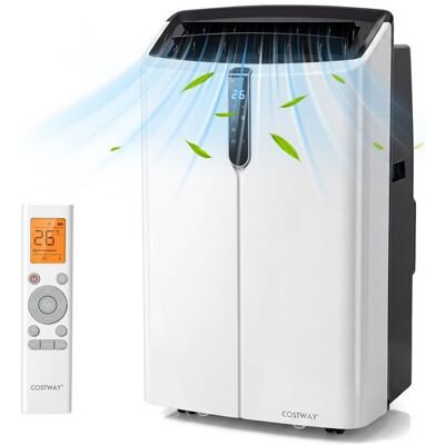 Climatiseur Mobile 12000BTU WiFi COSTWAY R290 5 en 1 RefroidissementVentilationChauffageDéshumidificateurMode Sommeil-465 m² Blanc - Publicité Climatiseur Mobile 12000BTU WiFi COSTWAY R290 5 en 1 RefroidissementVentilationChauffageDéshumidificateurMode Sommeil-465 m² Blanc - Publicité