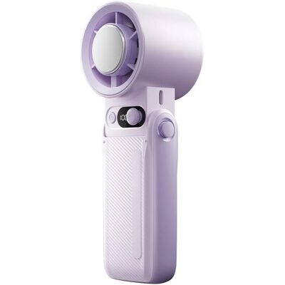 NOBRAND Ventilateur à main portable réglages de vitesse réglables 6000mAh mini ventilateur électrique personnel rechargeable (Violet) Violet - Publicité NOBRAND Ventilateur à main portable réglages de vitesse réglables 6000mAh mini ventilateur électrique personnel rechargeable (Violet) Violet - Publicité