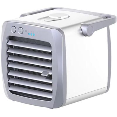 SANS MARQUE Mini Rafraîchisseur d’Air USB Portable – Ventilateur Refroidisseur Personnel Silencieux – Mini Climatiseur de Bureau Blanc - Publicité SANS MARQUE Mini Rafraîchisseur d’Air USB Portable – Ventilateur Refroidisseur Personnel Silencieux – Mini Climatiseur de Bureau Blanc - Publicité