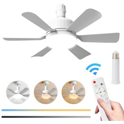 UVERBON Ventilateur de Plafond 46 cm avec Lumière et Télécommande Petit Ventilateur Plafond Silencieux pour Chambre Chambre Denfant Blanc - Publicité UVERBON Ventilateur de Plafond 46 cm avec Lumière et Télécommande Petit Ventilateur Plafond Silencieux pour Chambre Chambre Denfant Blanc - Publicité