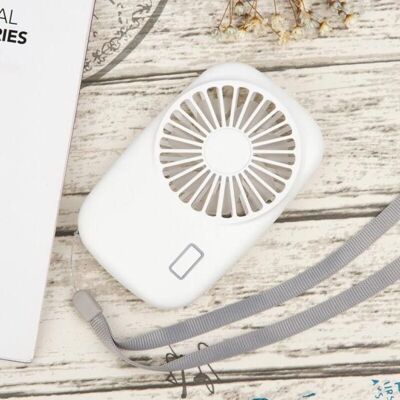 NOBRAND Ventilateur de poche Mini ventilateur Puissant petit ventilateur portable Vitesse réglable USB Rechargeable Refroidissement Blanc Blanc - Publicité NOBRAND Ventilateur de poche Mini ventilateur Puissant petit ventilateur portable Vitesse réglable USB Rechargeable Refroidissement Blanc Blanc - Publicité