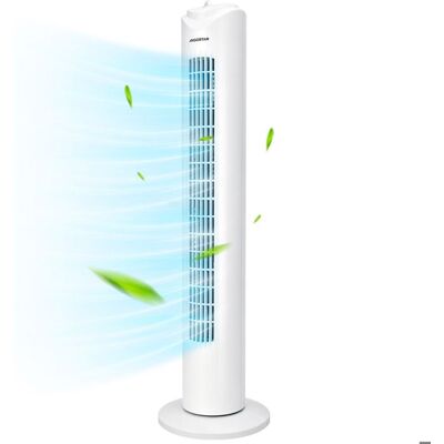 Aigostar Ventilateur Colonne Silencieux 81CM 3 VitessesOscillation 70° Minuteur 2HVentilateur Tour Puissant 45WÉconomique Blanc - Publicité Aigostar Ventilateur Colonne Silencieux 81CM 3 VitessesOscillation 70° Minuteur 2HVentilateur Tour Puissant 45WÉconomique Blanc - Publicité