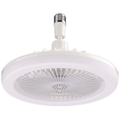 NOBRAND Petit ventilateur de plafond LED intelligent avec télécommande design moderne idéal pour la chambre 25 cm Blanc - Publicité NOBRAND Petit ventilateur de plafond LED intelligent avec télécommande design moderne idéal pour la chambre 25 cm Blanc - Publicité