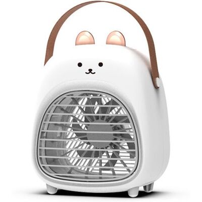 COMPUTING Climatiseur portable ventilateur par évaporation 3 vitesses 2 brumisateurs mini climatiseur personnel USB en forme (blanc) - Publicité COMPUTING Climatiseur portable ventilateur par évaporation 3 vitesses 2 brumisateurs mini climatiseur personnel USB en forme (blanc) - Publicité