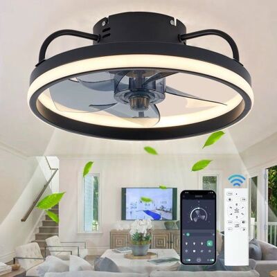 UVERBON Ventilateur de Plafond 33 cm avec Lumière et Telecommande 6 Vitesses Intensité Variable Silencieux pour Chambre Salon Cuisine - Publicité UVERBON Ventilateur de Plafond 33 cm avec Lumière et Telecommande 6 Vitesses Intensité Variable Silencieux pour Chambre Salon Cuisine - Publicité