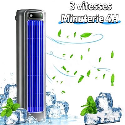 UVERBON Ventilateur sans pales - Ventilateur tour - 3 vitesses - Minuterie 4H - Silencieux -Portable fan-Chargement USB Ventilateur colonne Noir - Publicité UVERBON Ventilateur sans pales - Ventilateur tour - 3 vitesses - Minuterie 4H - Silencieux -Portable fan-Chargement USB Ventilateur colonne Noir - Publicité