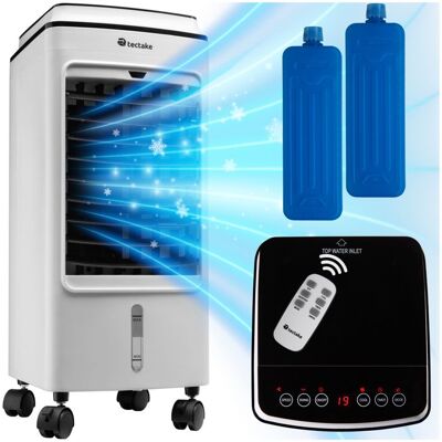 Rafraîchisseur dair - TECTAKE - Rafraîchisseur dair NOTOS mobile avec 3 modes de ventilation et lamelles pivotantes - Blanc Blanc - Publicité Rafraîchisseur dair - TECTAKE - Rafraîchisseur dair NOTOS mobile avec 3 modes de ventilation et lamelles pivotantes - Blanc Blanc - Publicité