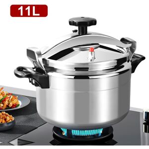 PRUMYA Autocuiseur professionnel en aluminium robuste et antidéflagrant pour cuisinière à gaz - Universel pour cuisinière à gaz - 11 L Gris - Publicité PRUMYA Autocuiseur professionnel en aluminium robuste et antidéflagrant pour cuisinière à gaz - Universel pour cuisinière à gaz - 11 L Gris - Publicité