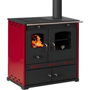 Cuisinière à bois Prometey Perfect Lux- Eco 7.38 kW - EcoDesign 2022 Rouge - Publicité Cuisinière à bois Prometey Perfect Lux- Eco 7.38 kW - EcoDesign 2022 Rouge - Publicité