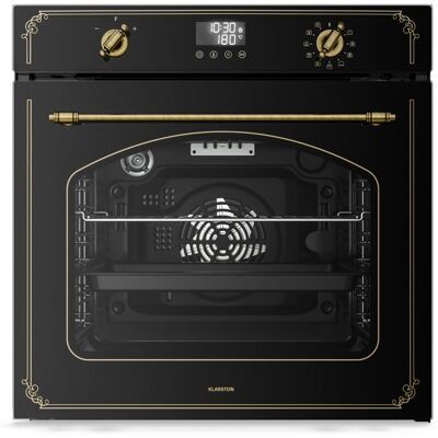 Klarstein Four pyrolyse Victoria Cuisinière électrique 3150 W 76 l 60 cm Noir - Publicité Klarstein Four pyrolyse Victoria Cuisinière électrique 3150 W 76 l 60 cm Noir - Publicité