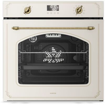 Klarstein Four pyrolyse Victoria Cuisinière électrique avec fonction pyrolyse 3150 W 76 l 60 cm Blanc - Publicité Klarstein Four pyrolyse Victoria Cuisinière électrique avec fonction pyrolyse 3150 W 76 l 60 cm Blanc - Publicité