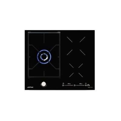 Plaque mixte - AIRLUX - ATGI612BK - Induction - 3 foyers - Verre trempé Noir - Publicité Plaque mixte - AIRLUX - ATGI612BK - Induction - 3 foyers - Verre trempé Noir - Publicité