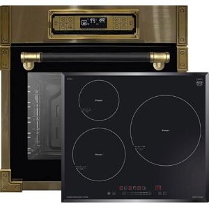 Kaiser Four Set EH 6726 AD+KCT 6736 FI Retro four encastrable 80L+plaque de cuisson à induction 60 cm Noir - Publicité Kaiser Four Set EH 6726 AD+KCT 6736 FI Retro four encastrable 80L+plaque de cuisson à induction 60 cm Noir - Publicité