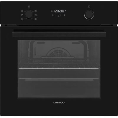 Four encastrable - Pyrolyse - Chaleur tournante - DAEWOO - BO6PR27GBNL - Noir - Porte froide - 595 x 575 x 595 cm Noir - Publicité Four encastrable - Pyrolyse - Chaleur tournante - DAEWOO - BO6PR27GBNL - Noir - Porte froide - 595 x 575 x 595 cm Noir - Publicité