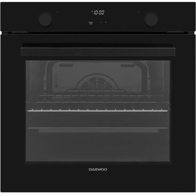 Four encastrable- Pyrolyse - Chaleur pulsée - DAEWOO - BO7PR28GBNM - Noir - Porte froide - 595 x 575 x 595 cm Noir - Publicité Four encastrable- Pyrolyse - Chaleur pulsée - DAEWOO - BO7PR28GBNM - Noir - Porte froide - 595 x 575 x 595 cm Noir - Publicité