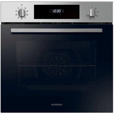 Four encastrable - Pyrolyse Chaleur pulsée ROSIERES RFC31P5879IN - Porte froide - 70L - Classe A - Inox Noir - Publicité Four encastrable - Pyrolyse Chaleur pulsée ROSIERES RFC31P5879IN - Porte froide - 70L - Classe A - Inox Noir - Publicité
