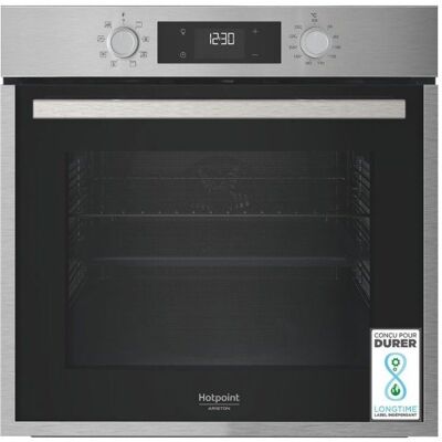 Four encastrable - Catalyse - HOTPOINT - HAO455CX - Inox - 71 L - 595 x 57 x 595 cm Gris - Publicité Four encastrable - Catalyse - HOTPOINT - HAO455CX - Inox - 71 L - 595 x 57 x 595 cm Gris - Publicité