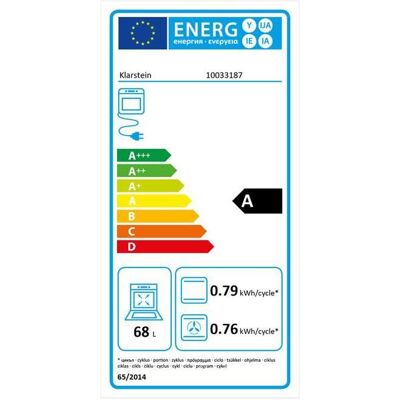 Klarstein Kalahari Ignito Four encastrable Electrique / Gaz 68 L noir inox Noir - Publicité Klarstein Kalahari Ignito Four encastrable Electrique / Gaz 68 L noir inox Noir - Publicité