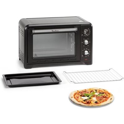 MOULINEX Optimo 33L Four multifonction Chaleur tournante 240°C RECONDITIONNÉ OX464810R Noir - Publicité MOULINEX Optimo 33L Four multifonction Chaleur tournante 240°C RECONDITIONNÉ OX464810R Noir - Publicité