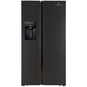 Réfrigérateur américain - CONTINENTAL EDISON - CERANF556B1 - Distributeur eau / glaçons - Classe E - 911 x 706 x 178 cm - Noir Noir - Publicité Réfrigérateur américain - CONTINENTAL EDISON - CERANF556B1 - Distributeur eau / glaçons - Classe E - 911 x 706 x 178 cm - Noir Noir - Publicité