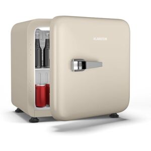 Klarstein Audrey Evo Mini-réfrigérateur 43 L Frigo design rétro silencieux compact Mini bar 3 couleurs Crème Beige - Publicité Klarstein Audrey Evo Mini-réfrigérateur 43 L Frigo design rétro silencieux compact Mini bar 3 couleurs Crème Beige - Publicité