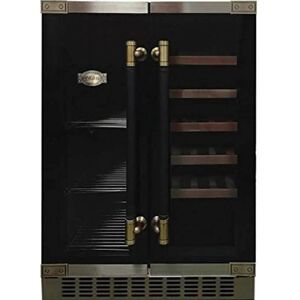 Réfrigérateur à vin - Kaiser - K 64800 AD - 2 zones - 63 canettes - Verre anthracite Blanc - Publicité Réfrigérateur à vin - Kaiser - K 64800 AD - 2 zones - 63 canettes - Verre anthracite Blanc - Publicité