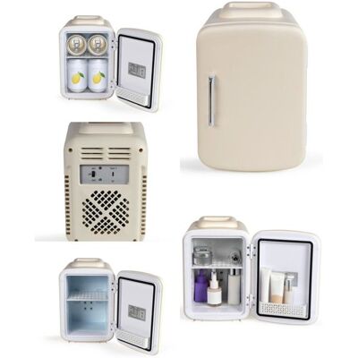 Mini réfrigérateur portable - LIVOO - 4L - Refroidit 5–10°C - Maintien chaud 55°C - Silencieux 40 dB Beige - Publicité Mini réfrigérateur portable - LIVOO - 4L - Refroidit 5–10°C - Maintien chaud 55°C - Silencieux 40 dB Beige - Publicité
