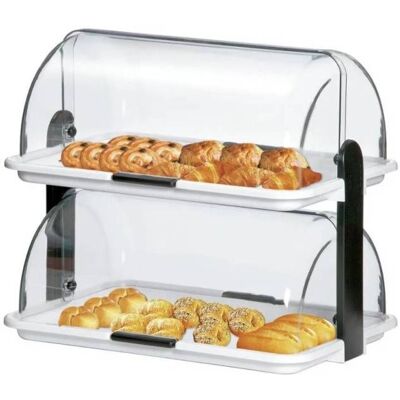 BARTSCHER - Double vitrine de buffet Gris - Publicité BARTSCHER - Double vitrine de buffet Gris - Publicité
