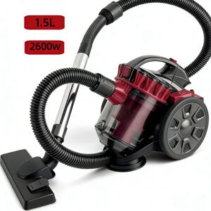 JOULLI Aspirateur Multifonctionnel 2600 W - vertical - Câble de 5 m - 15 L - Convient aux sols durs et moquettes - Avec sac - Rouge Rouge - Publicité JOULLI Aspirateur Multifonctionnel 2600 W - vertical - Câble de 5 m - 15 L - Convient aux sols durs et moquettes - Avec sac - Rouge Rouge - Publicité