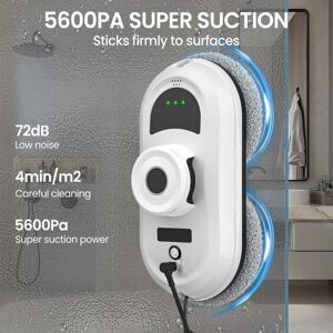 PIMPIMSKY Robot nettoyeur de vitres 5600pa aspirateur intelligent domestique télécommande anti-chute lave-vitre électrique nettoyeur - Publicité PIMPIMSKY Robot nettoyeur de vitres 5600pa aspirateur intelligent domestique télécommande anti-chute lave-vitre électrique nettoyeur - Publicité
