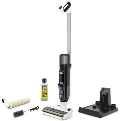 Aspirateur balai laveur sans fil Karcher FCV3 Extra +. eau et poussière - nettoyeur de sols sans fil - tous types de sols - Publicité Aspirateur balai laveur sans fil Karcher FCV3 Extra +. eau et poussière - nettoyeur de sols sans fil - tous types de sols - Publicité