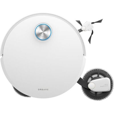 Aspirateur robot laveur - DREAME X60 Pro Ultra Complete White - Autonomie longue - 42 000 Pa Blanc - Publicité Aspirateur robot laveur - DREAME X60 Pro Ultra Complete White - Autonomie longue - 42 000 Pa Blanc - Publicité
