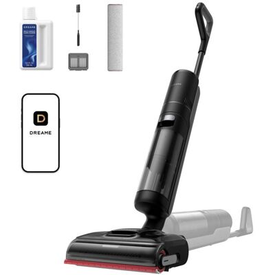DREAME H15S Aspirateur Laveur Nettoyage Triple Arête Bras Robotisé AI Aspiration 21 000 Pa Sans Nœud Portée à Plat à 180° Noir - Publicité DREAME H15S Aspirateur Laveur Nettoyage Triple Arête Bras Robotisé AI Aspiration 21 000 Pa Sans Nœud Portée à Plat à 180° Noir - Publicité
