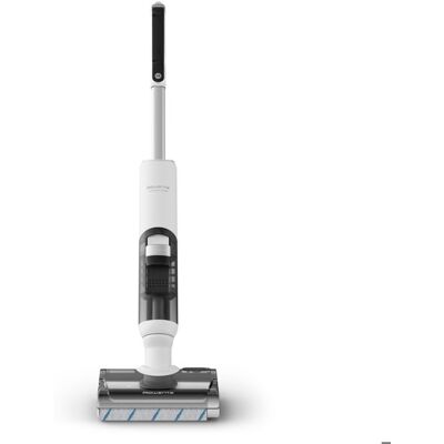 Rowenta X-Clean 5 Pro Aspirateur laveur sans fil 50 min Nettoie en un seul passage GZ5435E0 Blanc - Publicité Rowenta X-Clean 5 Pro Aspirateur laveur sans fil 50 min Nettoie en un seul passage GZ5435E0 Blanc - Publicité