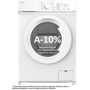 Lave-linge frontal OCEANIC OCEALL610WA - 6 kg - Induction - 60 cm - 1000 trs/ min - Blanc Blanc - Publicité Lave-linge frontal OCEANIC OCEALL610WA - 6 kg - Induction - 60 cm - 1000 trs/ min - Blanc Blanc - Publicité