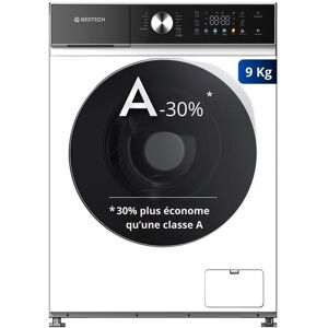 GEDTECH Lave-linge frontal GLLPS91400WH - 9 Kg - 1400 tr/mn - 16 progr - Eco - Intensif - Rapide – Très Faible conso - LED couleur Blanc - Publicité GEDTECH Lave-linge frontal GLLPS91400WH - 9 Kg - 1400 tr/mn - 16 progr - Eco - Intensif - Rapide – Très Faible conso - LED couleur Blanc - Publicité