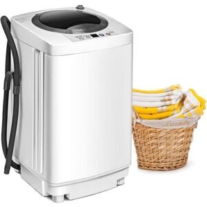 GOPLUS Mini Machine à Laver /Lave linge Automatique avec Essorage Capacité de 35KG Puissance de 240W Affichage LED Blanc - Publicité GOPLUS Mini Machine à Laver /Lave linge Automatique avec Essorage Capacité de 35KG Puissance de 240W Affichage LED Blanc - Publicité
