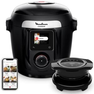 Moulinex Cookeo Wi-Fi avec Extra Crisp Multicuiseur Air fryer 14 modes de cuisson CE96X8F0 Noir - Publicité Moulinex Cookeo Wi-Fi avec Extra Crisp Multicuiseur Air fryer 14 modes de cuisson CE96X8F0 Noir - Publicité