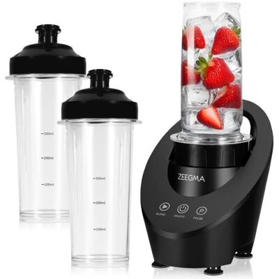 Mixeur ZEEGMA VITAMINE FERRO - 200 W, 630 ml, noir - Publicité Mixeur ZEEGMA VITAMINE FERRO - 200 W, 630 ml, noir - Publicité
