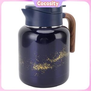 COCOSITY Pot Isotherme Électrique 1300ml Acier Inoxydable 304 - Théière et Cafetière avec Affichage Digital pour Bureau Réunion ou Domicile Bleu - Publicité COCOSITY Pot Isotherme Électrique 1300ml Acier Inoxydable 304 - Théière et Cafetière avec Affichage Digital pour Bureau Réunion ou Domicile Bleu - Publicité
