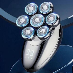 ZGKWL Rasoir Electriques Hommes Intelligente 7 Tête tondeuse barbe cheveux chauve 5D Rotatives LED étanche Super qualité Idées pour Cadeau Blanc - Publicité ZGKWL Rasoir Electriques Hommes Intelligente 7 Tête tondeuse barbe cheveux chauve 5D Rotatives LED étanche Super qualité Idées pour Cadeau Blanc - Publicité