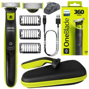 Rasoir électrique - Philips - OneBlade 360 QP2724 23 - Étanche avec étui et 3 sabots barbe - Publicité Rasoir électrique - Philips - OneBlade 360 QP2724 23 - Étanche avec étui et 3 sabots barbe - Publicité