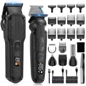 SOLIMPIA TONDEUSE CHEVEUX 6en1 Homme – Tondeuse Barbe et Cheveux Kit de Coupe Multifonction Sans Fil Trimmer Professionnel Noir - Publicité SOLIMPIA TONDEUSE CHEVEUX 6en1 Homme – Tondeuse Barbe et Cheveux Kit de Coupe Multifonction Sans Fil Trimmer Professionnel Noir - Publicité