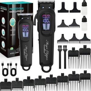 RITONDA Tondeuse Cheveux Professionnelle pour Hommes Tondeuse et Rasoir Rechargeable avec Chargeur USB Réglable pour Barbe & Cheveux - Publicité RITONDA Tondeuse Cheveux Professionnelle pour Hommes Tondeuse et Rasoir Rechargeable avec Chargeur USB Réglable pour Barbe & Cheveux - Publicité