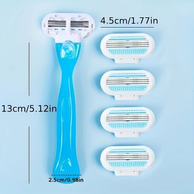 S'AGRANDIR 8 lames / 1 manche (inclut 8 ou 16 lames) — Rasoir pour femme conçu pour lépilation intégrale du corps et de la zone du maillot. Publicité S'AGRANDIR 8 lames / 1 manche (inclut 8 ou 16 lames) — Rasoir pour femme conçu pour lépilation intégrale du corps et de la zone du maillot. Publicité