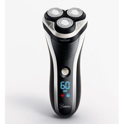 Hatteker RASOIR ELECTRIQUE Homme Tondeuse Barbe 3-en-1 Étanche Rechargeable Rasoir Multifonction Visage & Cheveux - Publicité Hatteker RASOIR ELECTRIQUE Homme Tondeuse Barbe 3-en-1 Étanche Rechargeable Rasoir Multifonction Visage & Cheveux - Publicité