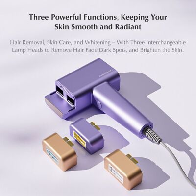 KINSEIBEAUTY T16 3IN1 épilateur lumière pulsée gelé point de congélation épilation Laser indolore Ipl 1000000 flashs épilateur du corps Bleu - Publicité KINSEIBEAUTY T16 3IN1 épilateur lumière pulsée gelé point de congélation épilation Laser indolore Ipl 1000000 flashs épilateur du corps Bleu - Publicité